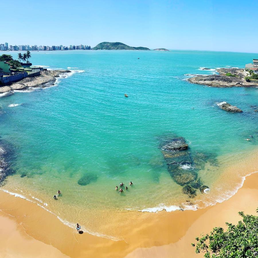 Apartamento Vista Do Mar, Pe Na Areia E Aguas Tranquilas, No Cento De Guarapari Ngoại thất bức ảnh