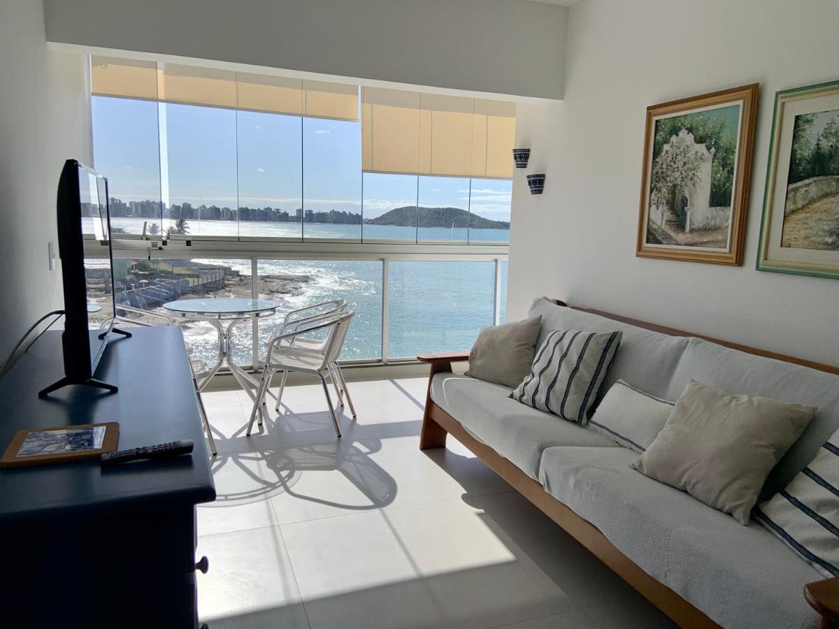 Apartamento Vista Do Mar, Pe Na Areia E Aguas Tranquilas, No Cento De Guarapari Ngoại thất bức ảnh